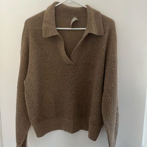Everlane Merino Notch Collared Sweater